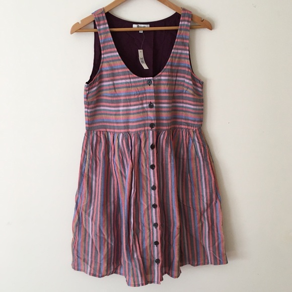 Madewell scoop neckline summer dress - Picture 5 of 11